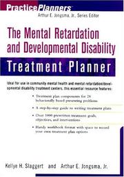 The mental retardation and developmental disability treatment planner