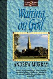 Cover of: Waiting on God by Andrew Murray