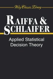 Applied statistical decision theory