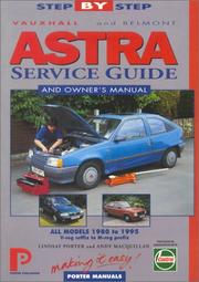 Astra & Belmont : service guide & owner's manual