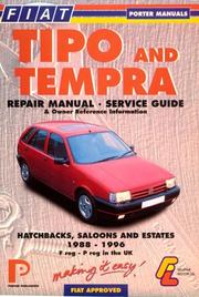 Fiat Tipo and Tempra : repair manual and service guide