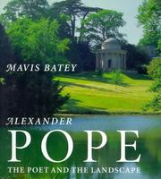 Alexander Pope : the poet and the landscape