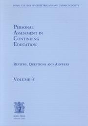 Personal assessment in continuing education : reviews, questions and answers