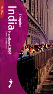 Cover of: Footprint India Handbook 2001: The Travel Guide (Footprint India Handbook)
