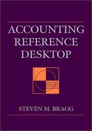 Cover of: Accounting Reference Desktop by Steven M. Bragg