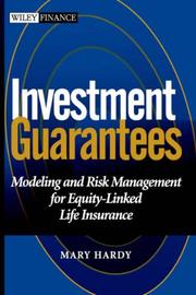 Investment guarantees : modeling and risk management for equity-linked life insurance