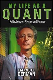 Cover of: My Life as a Quant by Emanuel Derman