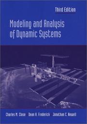 Modeling and analysis of dynamic systems