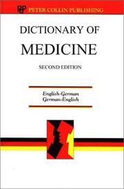 Dictionary of medicine : English-German