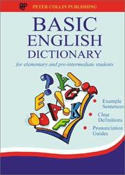 Basic English dictionary : for elementary and pre-intermediate students