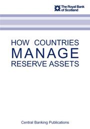 How countries manage reserve assets