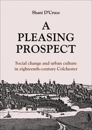 Cover of: A Pleasing Prospect: Social Change and Urban Culture in Eighteenth-Century Colchester (Studies in Regional and Local History)
