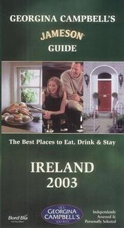 Cover of: Georgina Campbell's James Guide Ireland 2003 (Jameson Guide) by Georgina Campbell