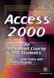 Access 2000: an advanced course for students