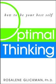 Cover of: Optimal thinking: how to be your best self