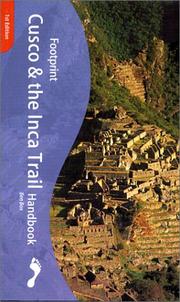 Cover of: Footprints Cusco and the Inca Trail Handbook