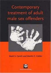 Cover of: Contemporary Treatment of Adult Male Sex Offenders