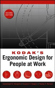 Cover of: Kodak's Ergonomic Design for People at Work