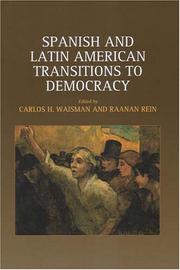 Cover of: Spanish And Latin American Transitions To Democracy