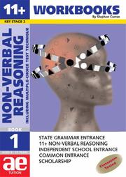 Cover of: 11+ Non-verbal Reasoning (11+ Non-verbal Reasoning Workbooks for Children) by Stephen C. Curran
