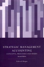 Strategic management accounting : concepts, processes and issues