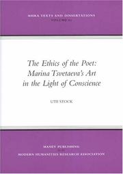 The ethics of the poet : Marina Tsvetaeva's art in the light of conscience