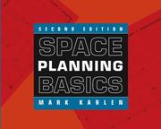 Cover of: Space Planning Basics | Mark Karlen