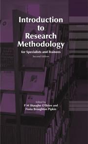 Introduction to research methodology for specialist trainees