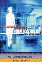 Cover of: Interactive Clinical Scenario Illustrating Principles of Homeostasis: Multiple User Edition (Topics in Applied Physiology series)