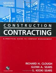 Construction contracting by Richard Hudson Clough