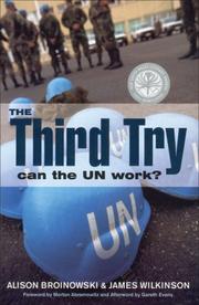 Cover of: The Third Try: Can the UN Work?