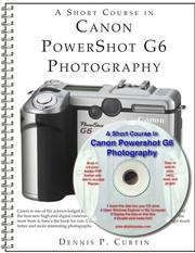 Cover of: A Short Course in Canon PowerShot G6 Photography (Book/eBook)