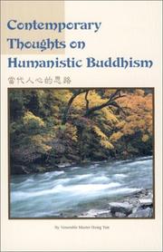 Cover of: Contemporary Thoughts on Humanistic Buddhism by Hsing Yun