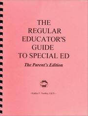 Cover of: The Regular Educator's Guide to Special Ed - Parent's Edition
