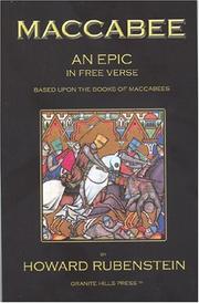 Cover of: Maccabee: An Epic in Free Verse