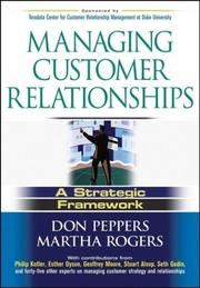 Cover of: Managing Customer Relationships: A Strategic Framework