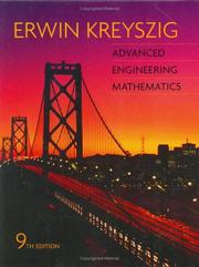 Cover of: Advanced engineering mathematics by Erwin Kreyszig