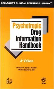 Cover of: Psychotropic Drug Information Handbook 2002