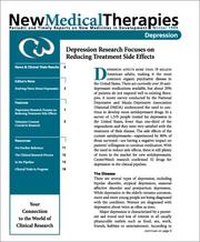 Cover of: Depression : New Medical Therapies