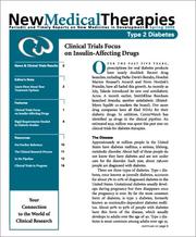 Cover of: Type 2 Diabetes : New Medical Therapies
