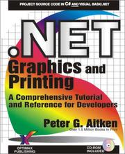 Cover of: .NET Graphics and Printing: A Comprehensive Tutorial and Reference for Developers