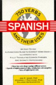Cover of: 750 Spanish verbs and their uses by Jan Roshan Zamir