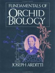 Fundamentals of Orchid Biology by Joseph Arditti