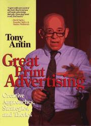 Cover of: Great print advertising by Tony Antin