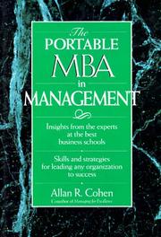 Cover of: The portable MBA in management
