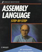 Cover of: Assembly language: step-by-step