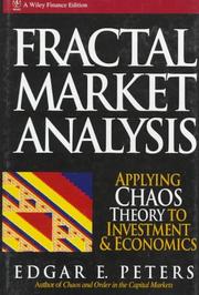 Cover of: Fractal market analysis: applying chaos theory to investment and economics
