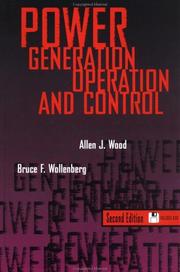 Power generation, operation, and control by Allen J. Wood