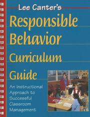 Cover of: Responsible Behavior Curriculum Guide