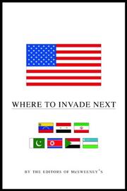 Cover of: Where to Invade Next